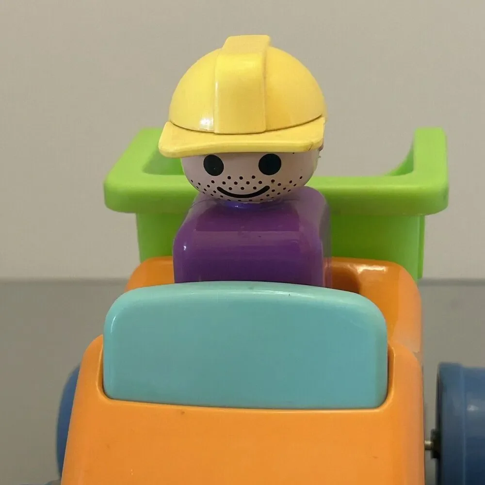 Tomy Push 'N Go Dump Truck With Figure 2010 Pre School Toy Car Replacement